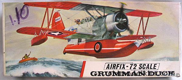 Airfix 1/72 Grumman J2F6 Duck Wartime or Postwar Markings, 263 plastic model kit